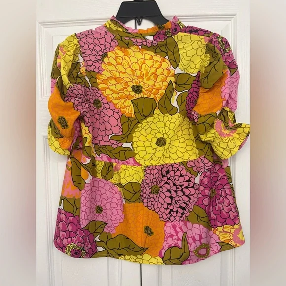 NWT Women’s Floral Blouse - Picture 3 of 5